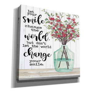 'Let Your Smile Change the World' by Cindy Jacobs, Canvas Wall Art