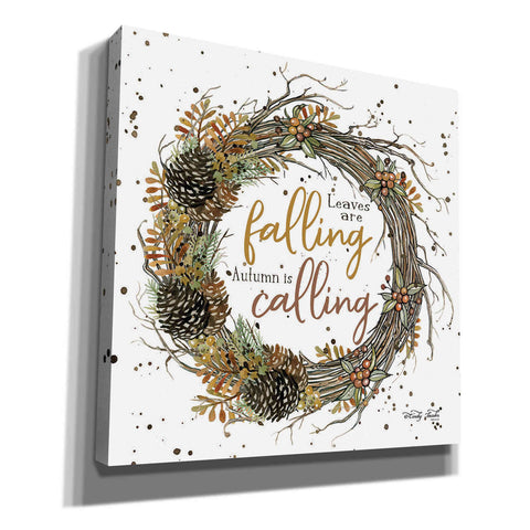 Image of 'Autumn in Calling Wreath' by Cindy Jacobs, Canvas Wall Art