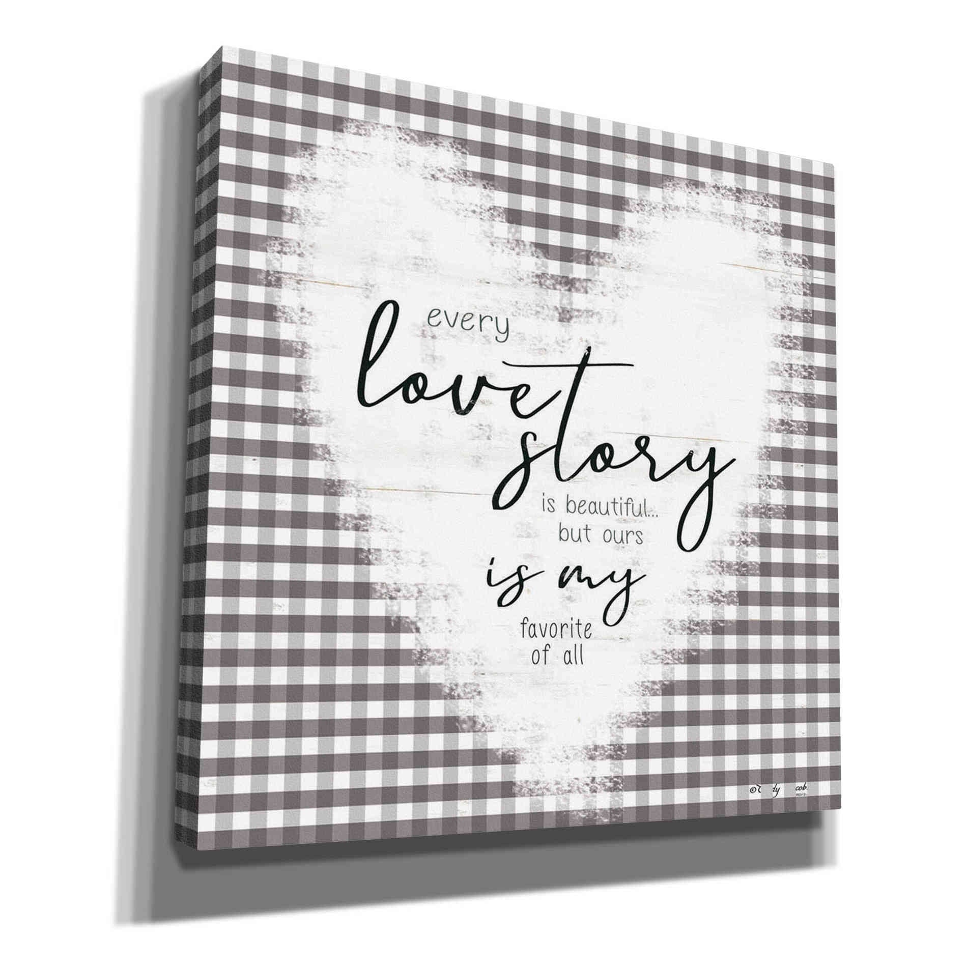 'Love Story' by Cindy Jacobs, Canvas Wall Art