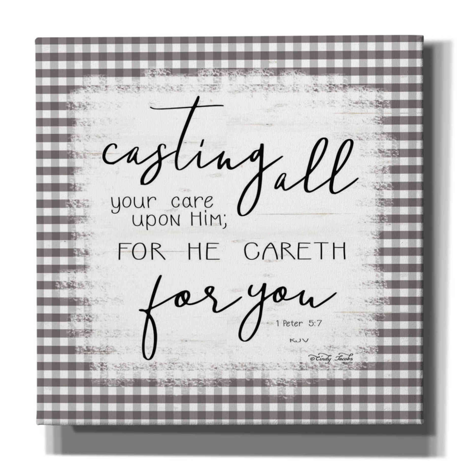 'Casting All' by Cindy Jacobs, Canvas Wall Art