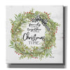 'Christmas Time Wreath' by Cindy Jacobs, Canvas Wall Art