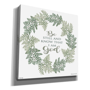 'Be Still Wreath' by Cindy Jacobs, Canvas Wall Art