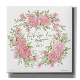 'Faith Hope Love' by Cindy Jacobs, Canvas Wall Art