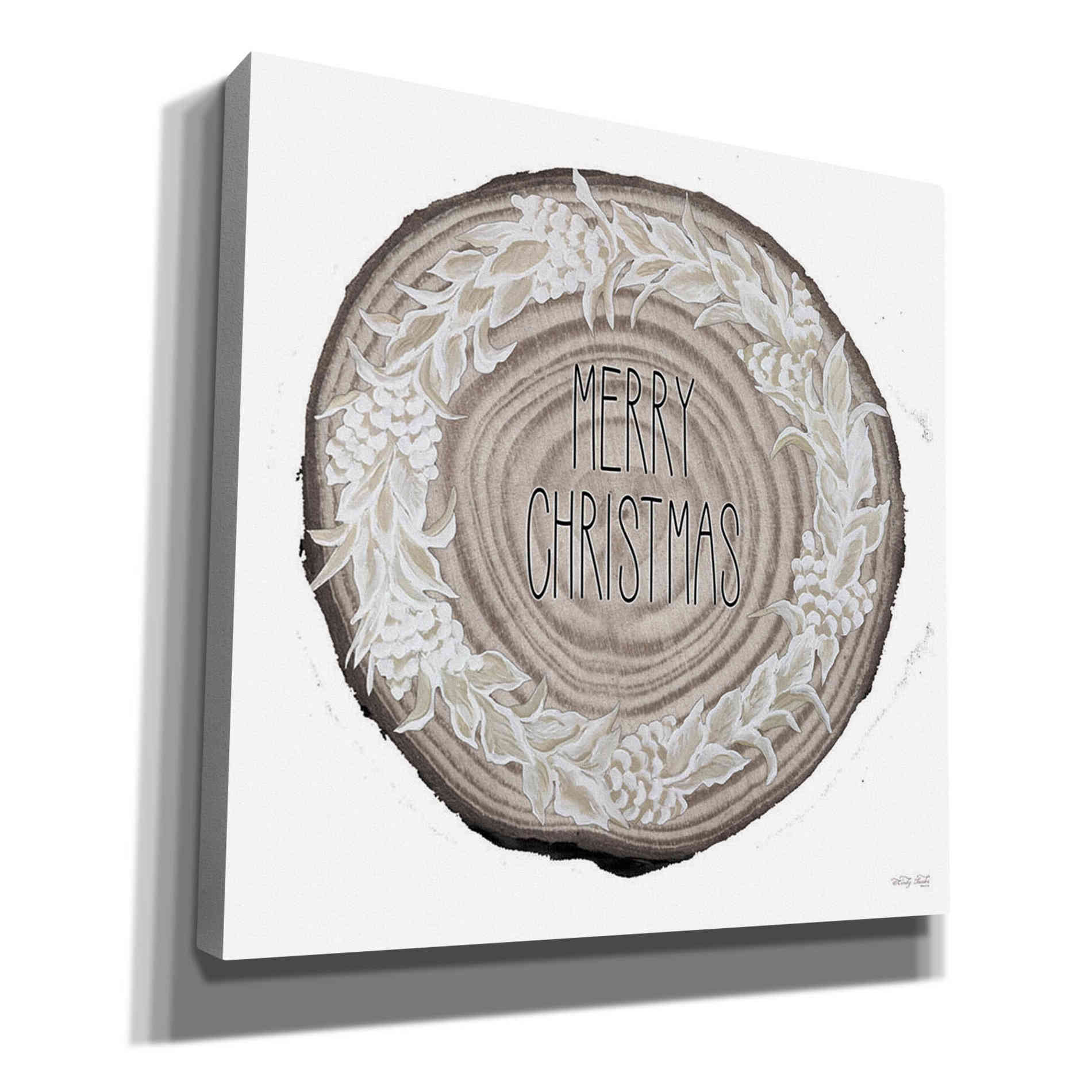 'Woodland Merry Christmas Wreath' by Cindy Jacobs, Canvas Wall Art