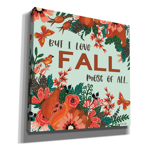 Image of 'I Love Fall' by Cindy Jacobs, Canvas Wall Art