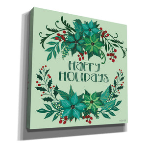 'Happy Holidays' by Cindy Jacobs, Canvas Wall Art