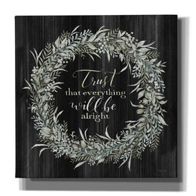 'Trust Wreath' by Cindy Jacobs, Canvas Wall Art