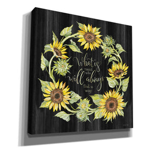 'What's Meant to Be Wreath' by Cindy Jacobs, Canvas Wall Art