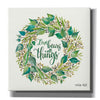 'Love Bears All Things Eucalyptus Wreath' by Cindy Jacobs, Canvas Wall Art