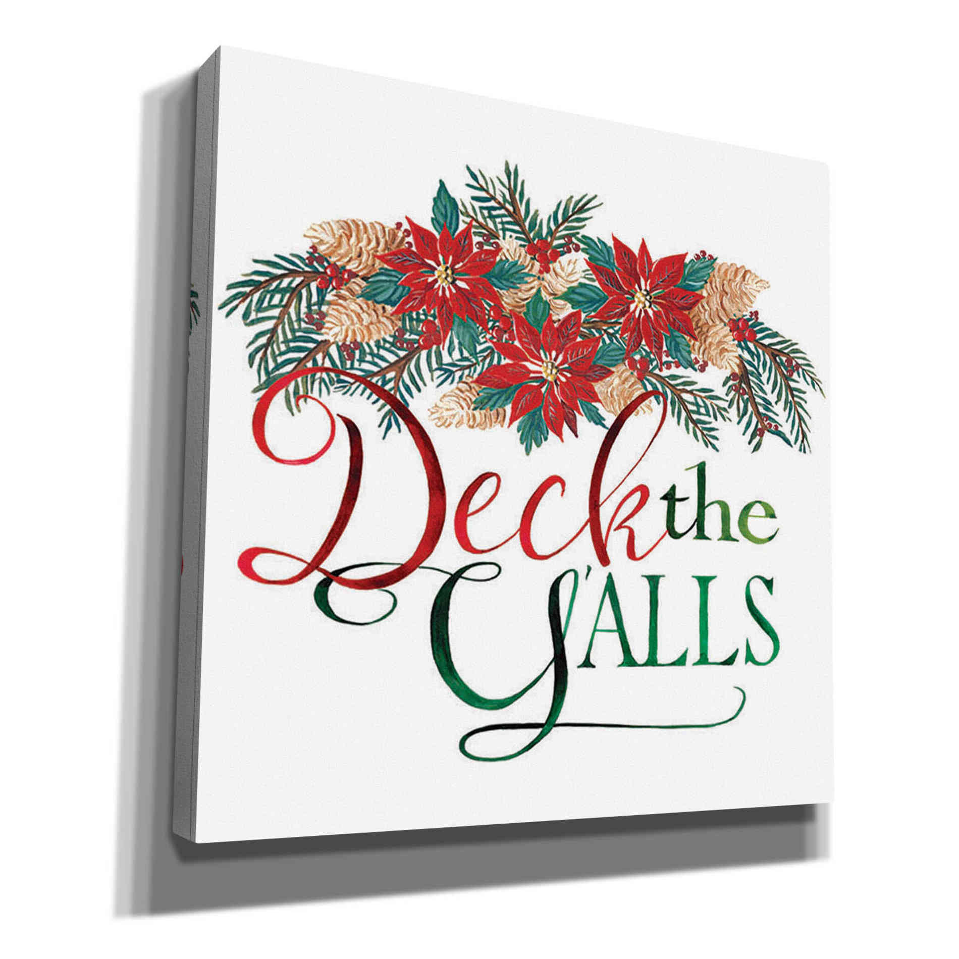 'Deck the Y'alls' by Cindy Jacobs, Canvas Wall Art