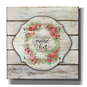 'My Beloved is Mine' by Cindy Jacobs, Canvas Wall Art
