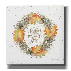 'Together Wreath' by Cindy Jacobs, Canvas Wall Art