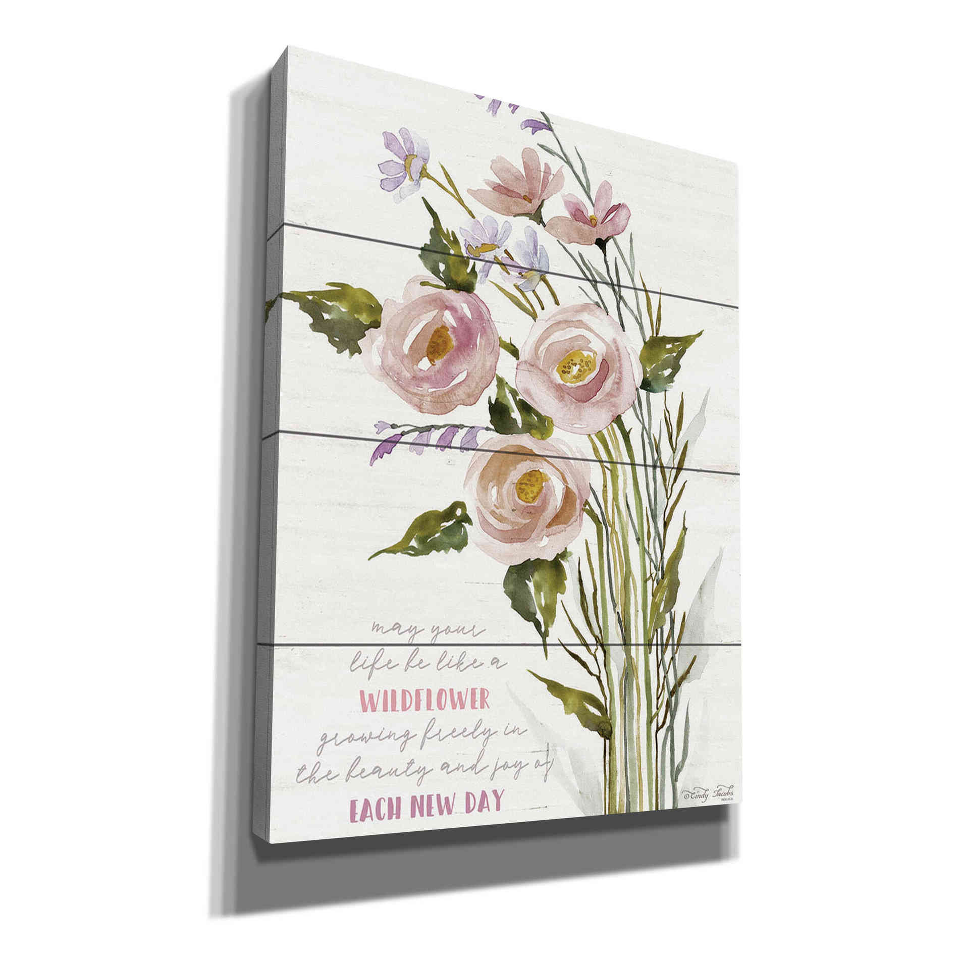 'Each New Day' by Cindy Jacobs, Canvas Wall Art