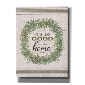 'It's So Good Wreath' by Cindy Jacobs, Canvas Wall Art