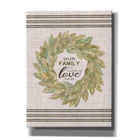 'Our Family Wreath' by Cindy Jacobs, Canvas Wall Art