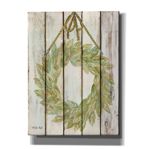 'Rope Hanging Wreath' by Cindy Jacobs, Canvas Wall Art
