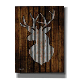 'Deer Head II' by Cindy Jacobs, Canvas Wall Art