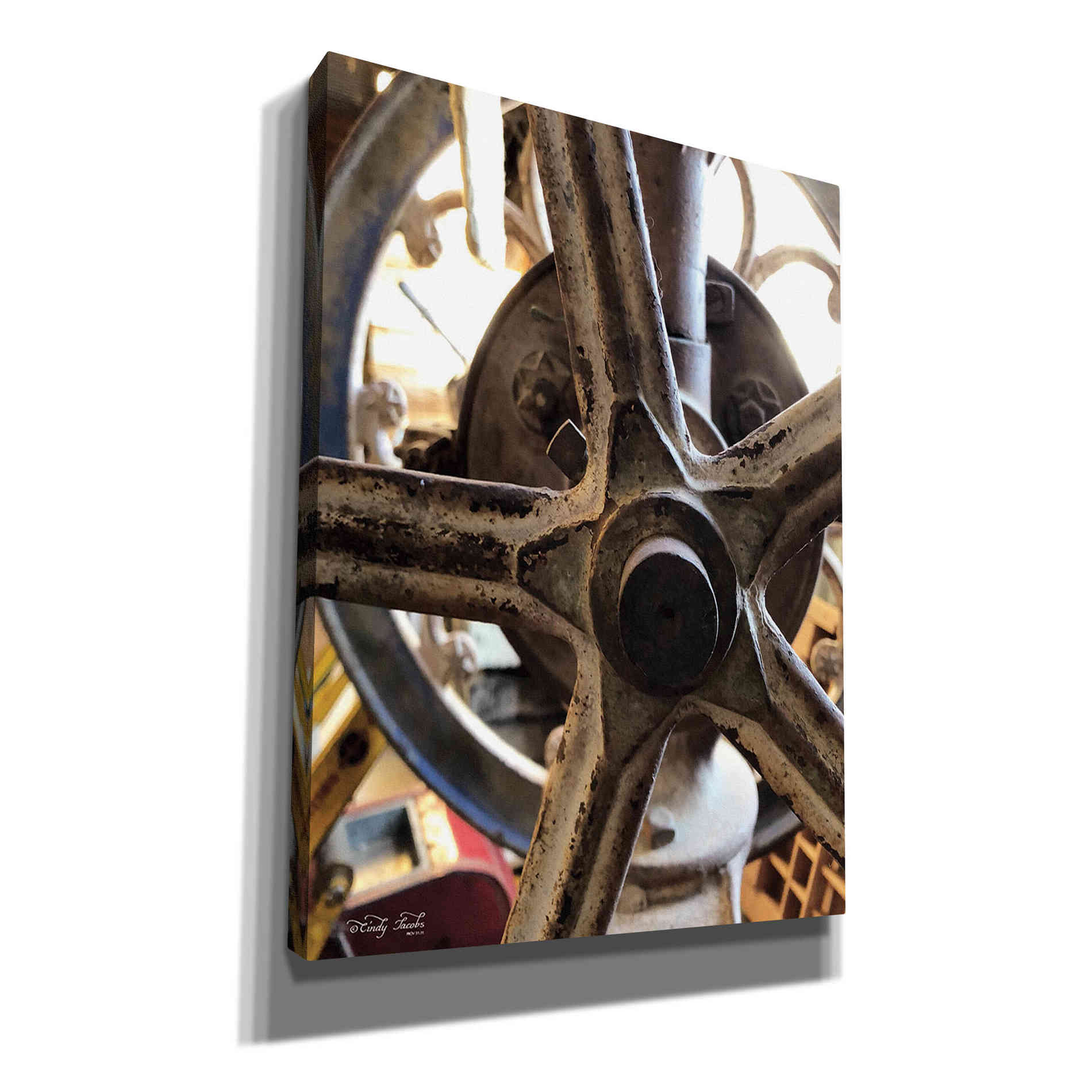 'Star Wheel' by Cindy Jacobs, Canvas Wall Art