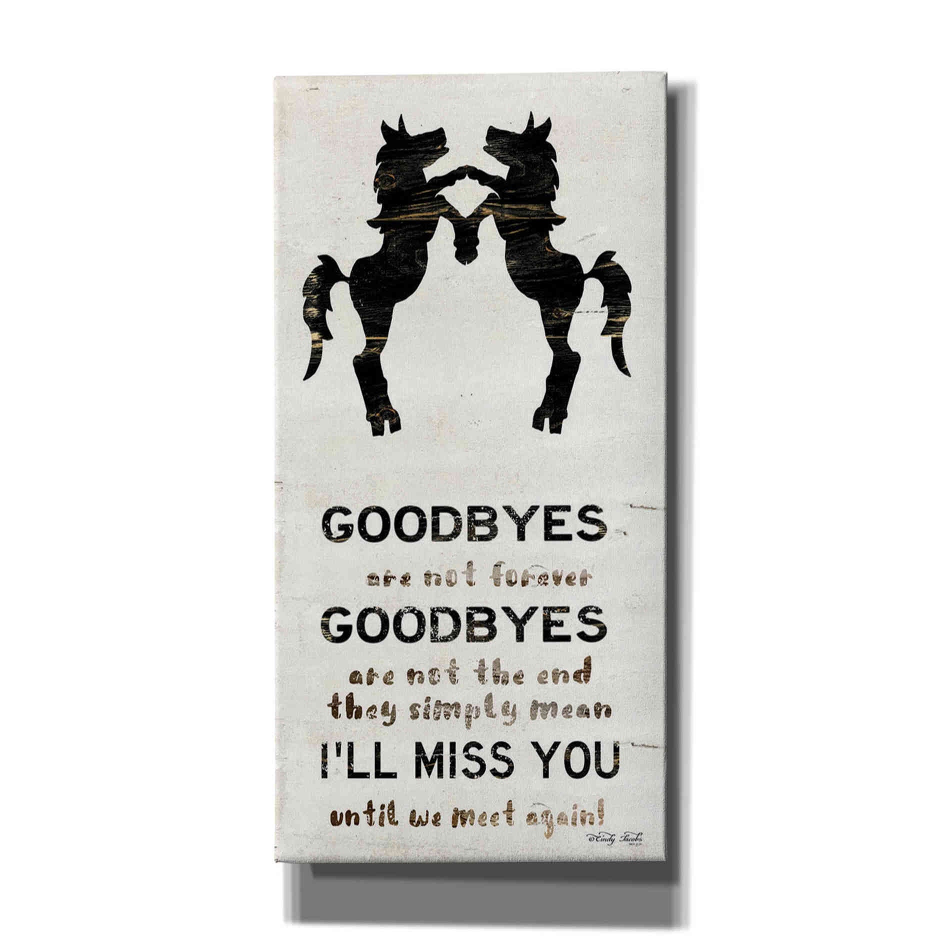 'I'll Miss You' by Cindy Jacobs, Canvas Wall Art