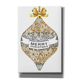'Merry Christmas Ornament' by Cindy Jacobs, Canvas Wall Art