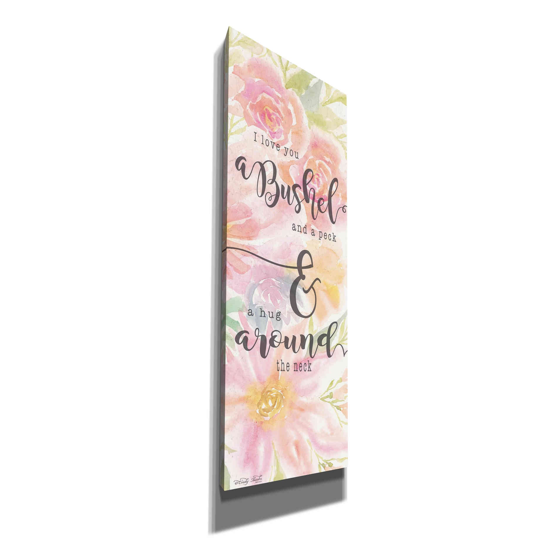 'I Love You a Bushel and a Peck' by Cindy Jacobs, Canvas Wall Art