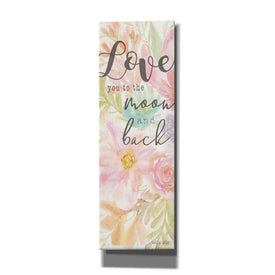 'I Love You to the Moon and Back' by Cindy Jacobs, Canvas Wall Art