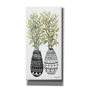 'Mud Cloth Vase III' by Cindy Jacobs, Canvas Wall Art