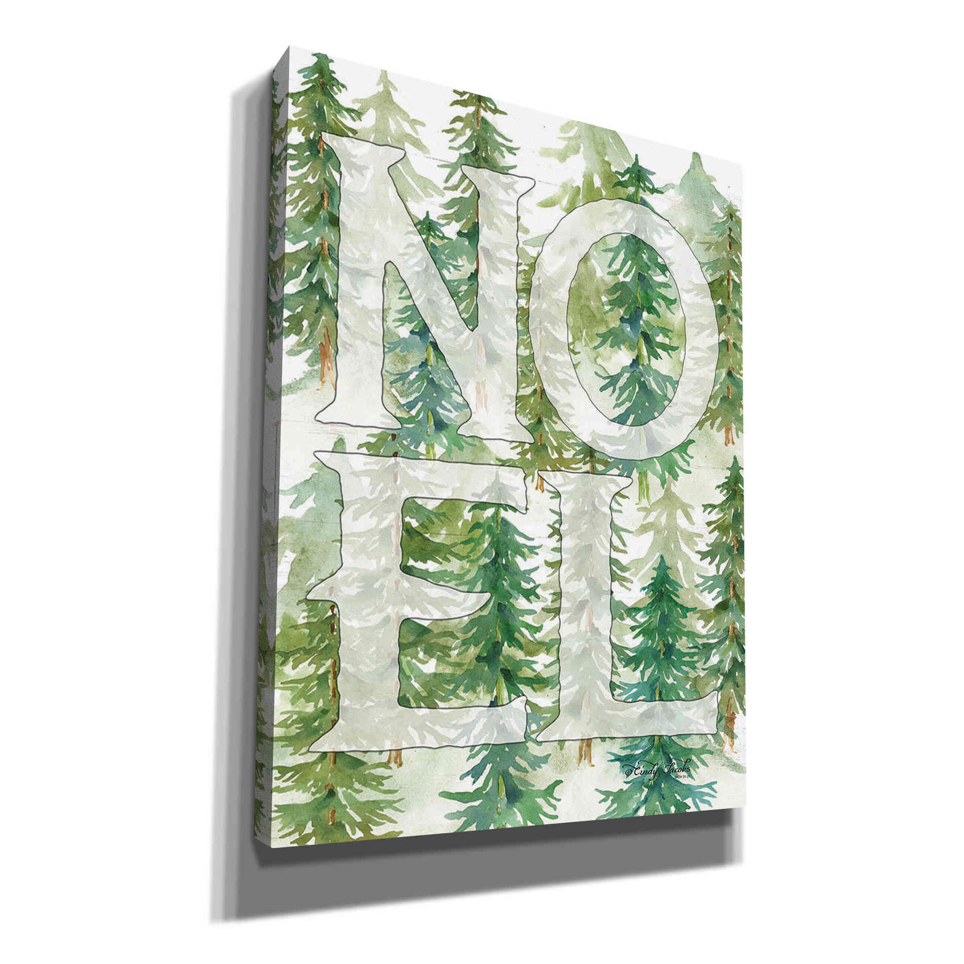 'Noel Woods' by Cindy Jacobs, Canvas Wall Art