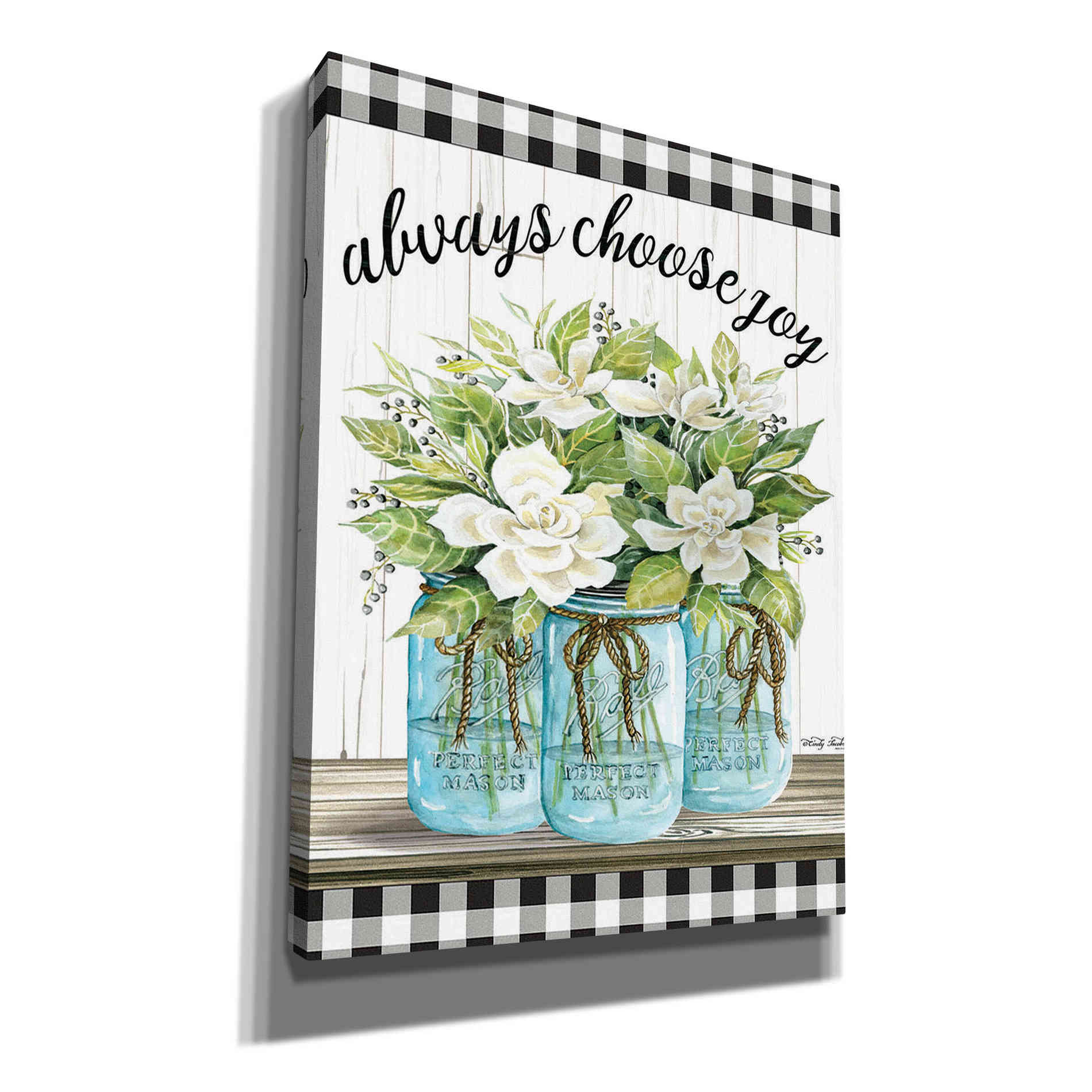 'Always Choose Joy' by Cindy Jacobs, Canvas Wall Art