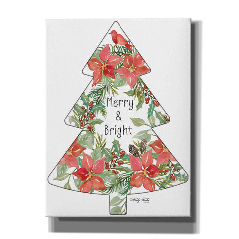 Image of 'Merry & Bright Tree' by Cindy Jacobs, Canvas Wall Art