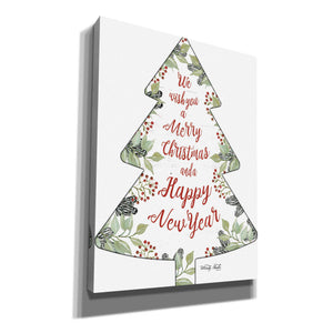 'Merry Christmas Wishes Tree' by Cindy Jacobs, Canvas Wall Art