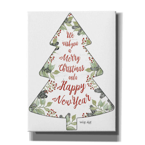Image of 'Merry Christmas Wishes Tree' by Cindy Jacobs, Canvas Wall Art