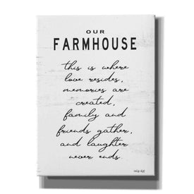 'Our Farmhouse' by Cindy Jacobs, Canvas Wall Art