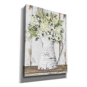 'Nest Galvanized Pitcher' by Cindy Jacobs, Canvas Wall Art