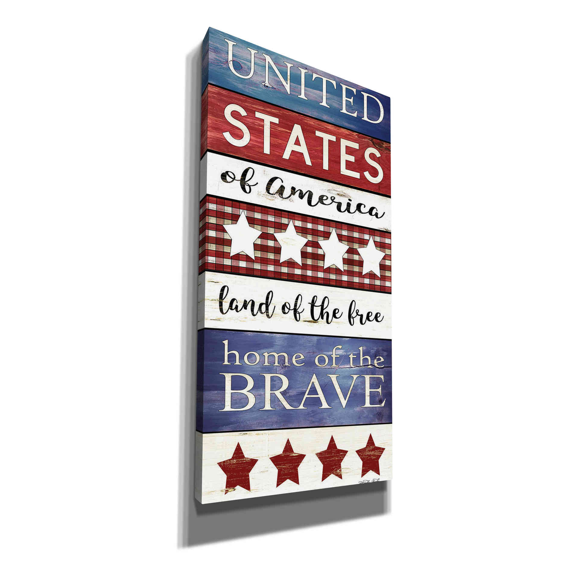 'United States Panel' by Cindy Jacobs, Canvas Wall Art