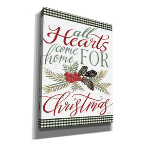 'Pinecone All Hearts' by Cindy Jacobs, Canvas Wall Art