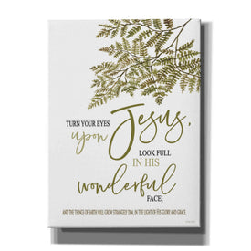 'Turn Your Eyes Upon Jesus' by Cindy Jacobs, Canvas Wall Art