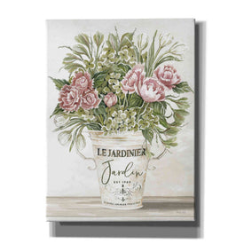 'Spring Peonies II' by Cindy Jacobs, Canvas Wall Art