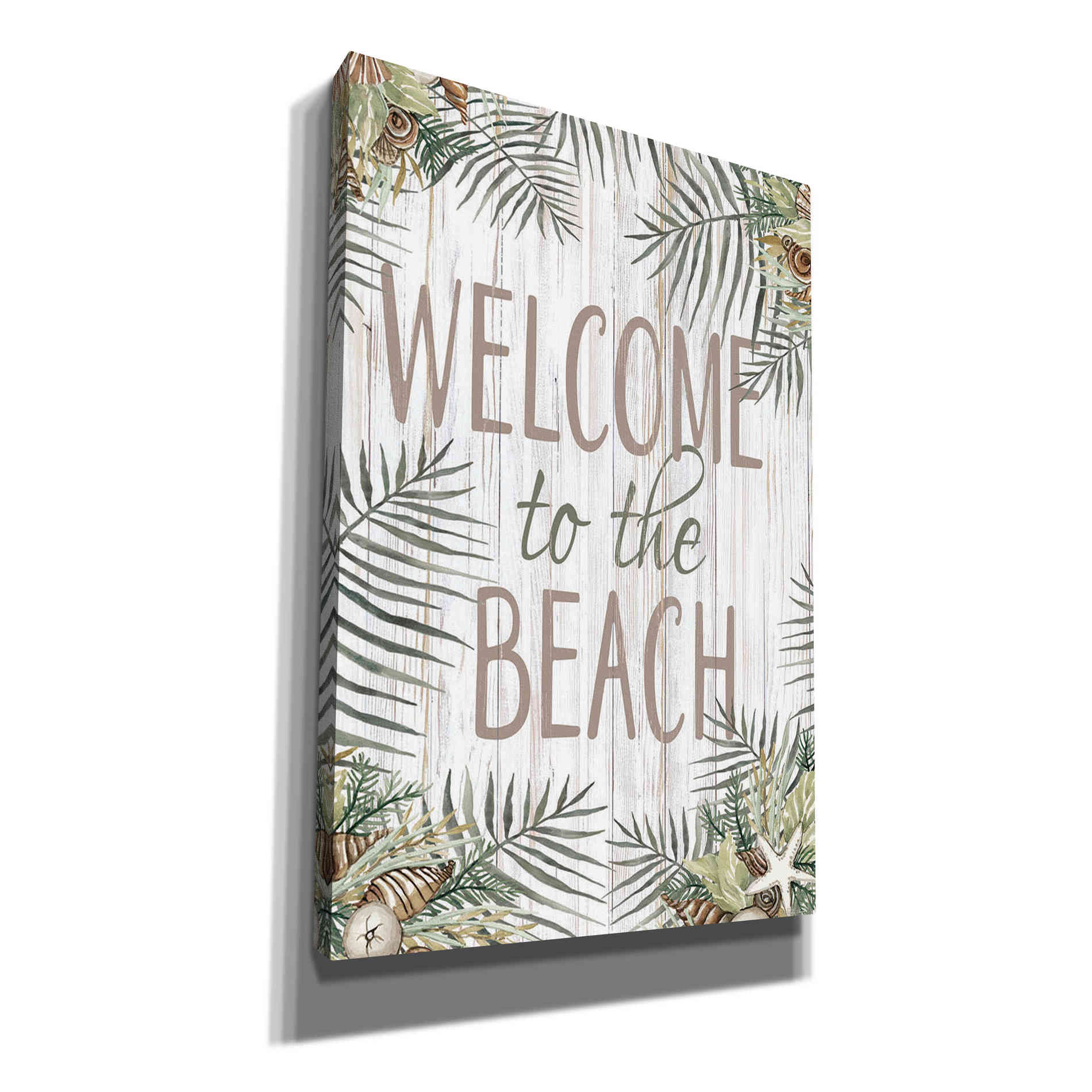'Welcome to the Beach' by Cindy Jacobs, Canvas Wall Art