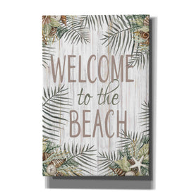 'Welcome to the Beach' by Cindy Jacobs, Canvas Wall Art