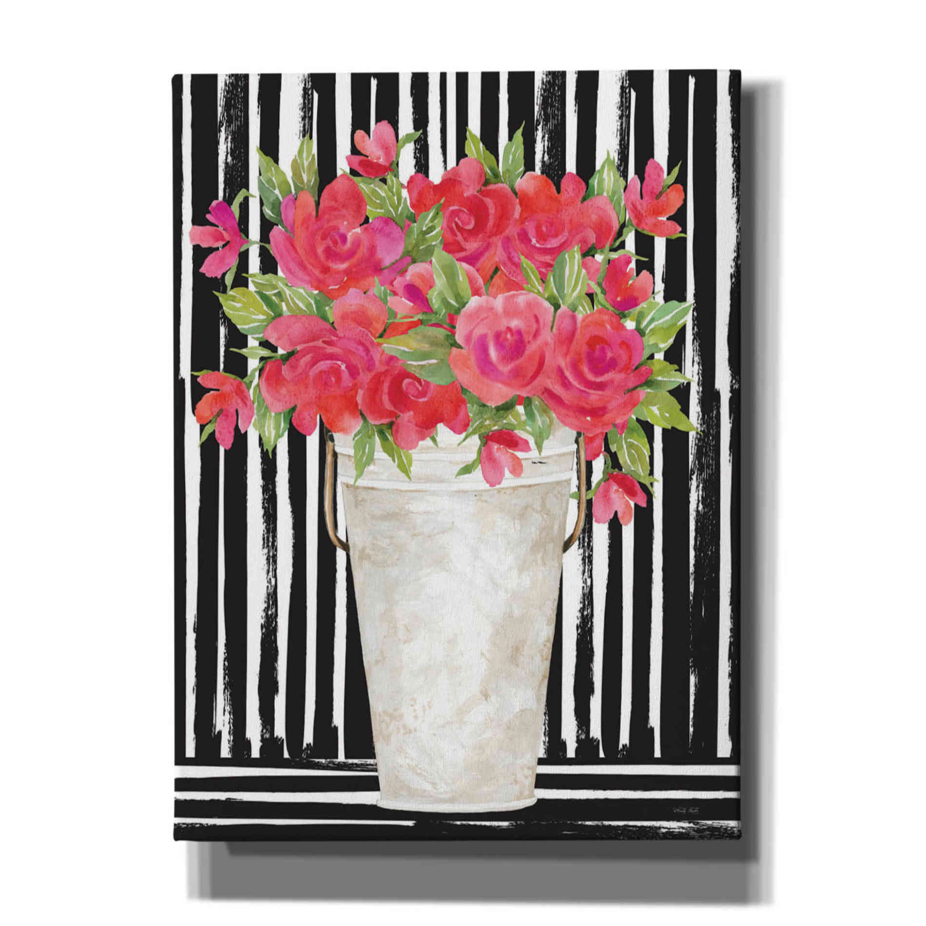 'Fuchsias I' by Cindy Jacobs, Canvas Wall Art