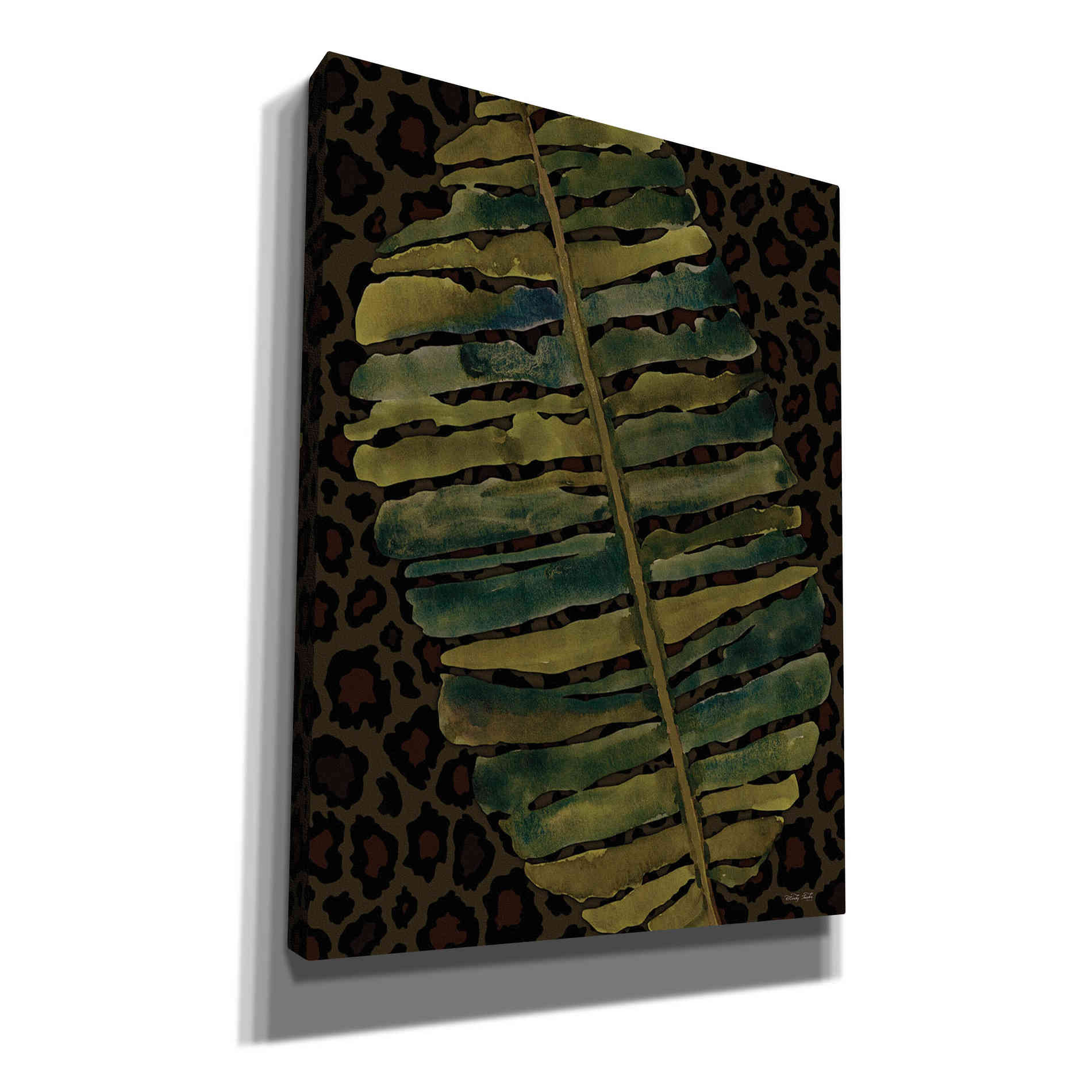 'Banana Leaf' by Cindy Jacobs, Canvas Wall Art