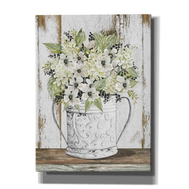 'White Floral Dreams' by Cindy Jacobs, Canvas Wall Art