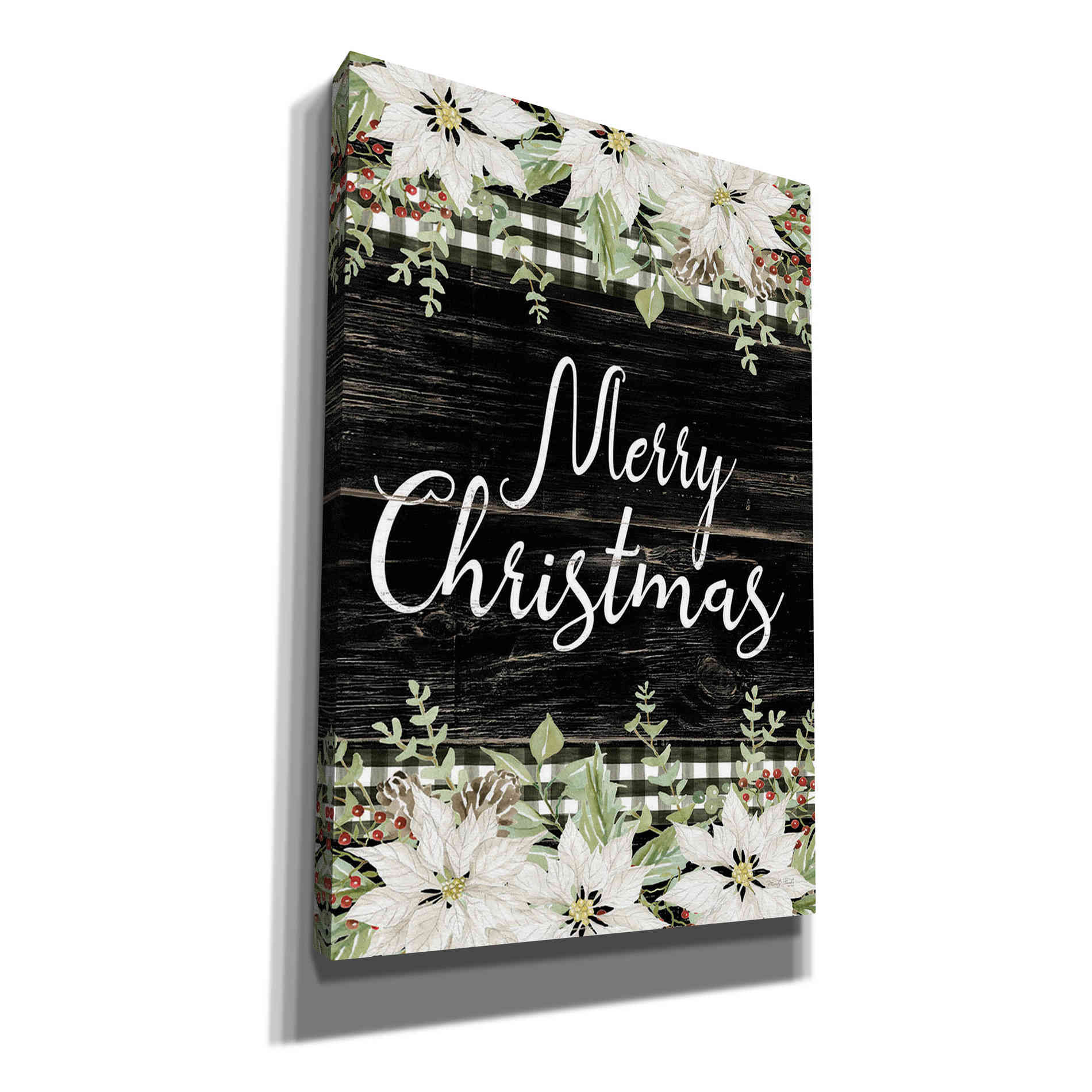'Merry Christmas' by Cindy Jacobs, Canvas Wall Art