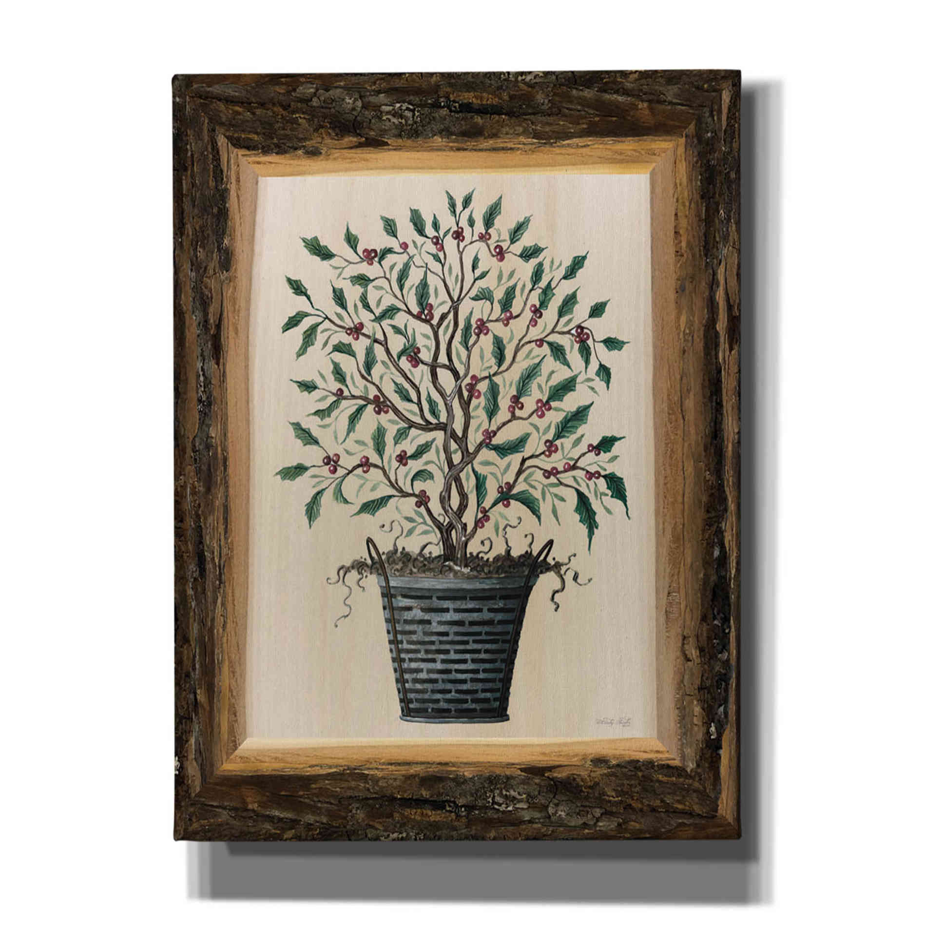 'Woodland Potted Tree III' by Cindy Jacobs, Canvas Wall Art