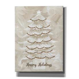 'Winter Whisper Happy Holidays Tree' by Cindy Jacobs, Canvas Wall Art