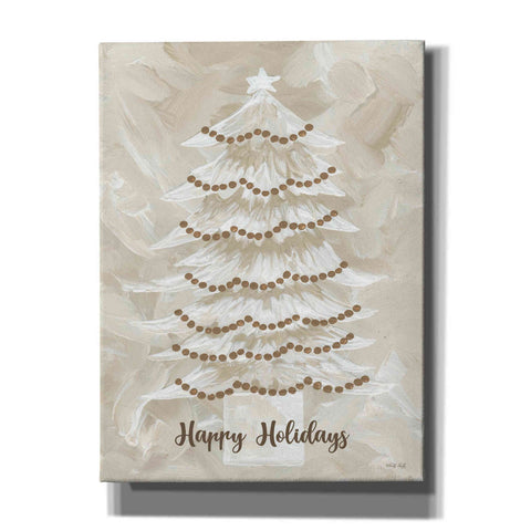 Image of 'Winter Whisper Happy Holidays Tree' by Cindy Jacobs, Canvas Wall Art