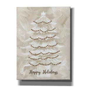 'Winter Whisper Happy Holidays Tree' by Cindy Jacobs, Canvas Wall Art