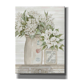 'Floral Country Crocks' by Cindy Jacobs, Canvas Wall Art