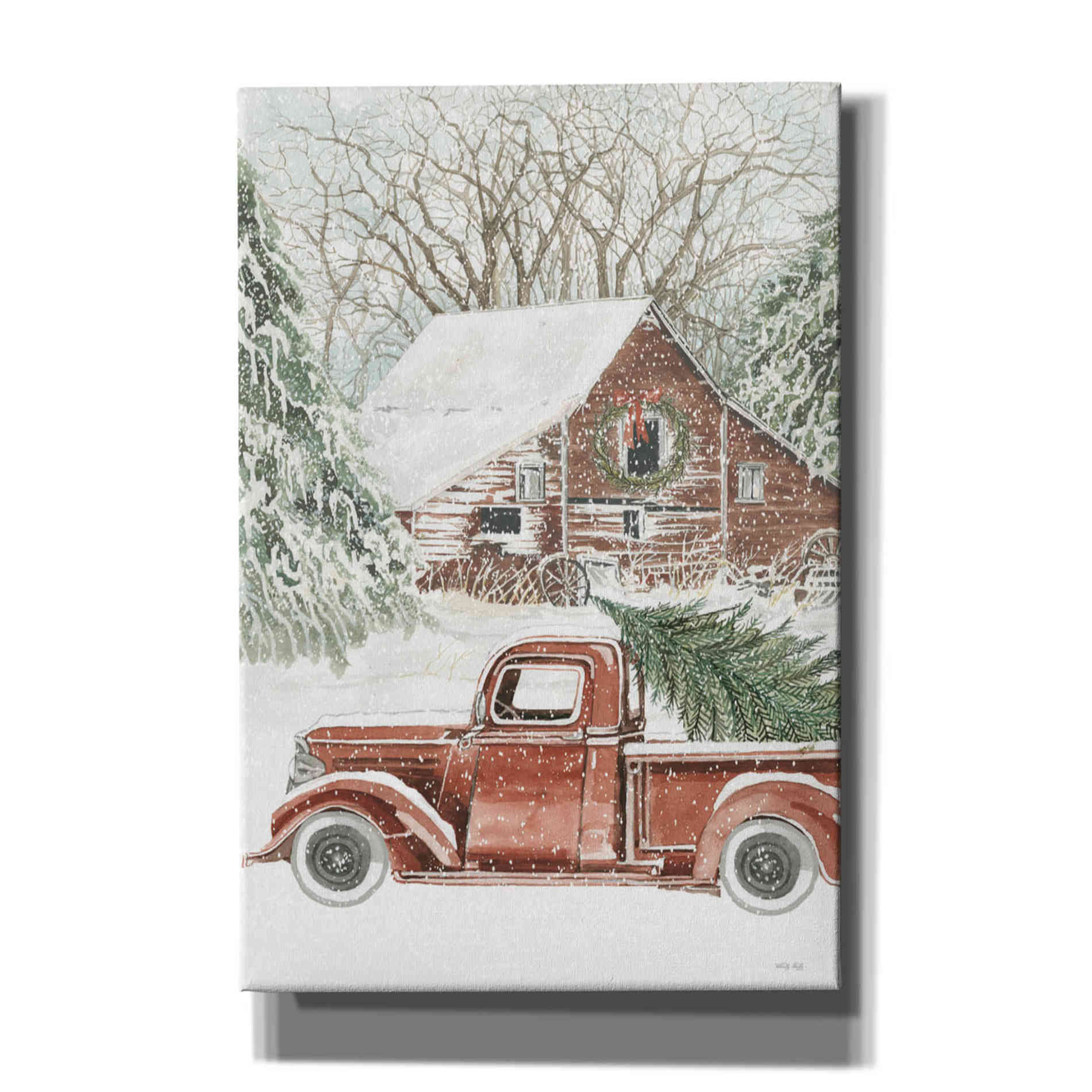 'Down Home Christmas' by Cindy Jacobs, Canvas Wall Art